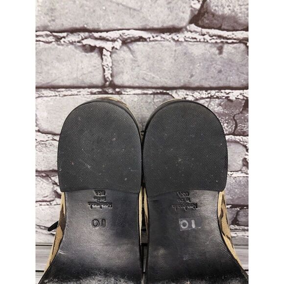 Penelope And Coco Leopard Print Suede Leather Oxfords Shoes Women Sz 10M US/41EU - Picture 7 of 16